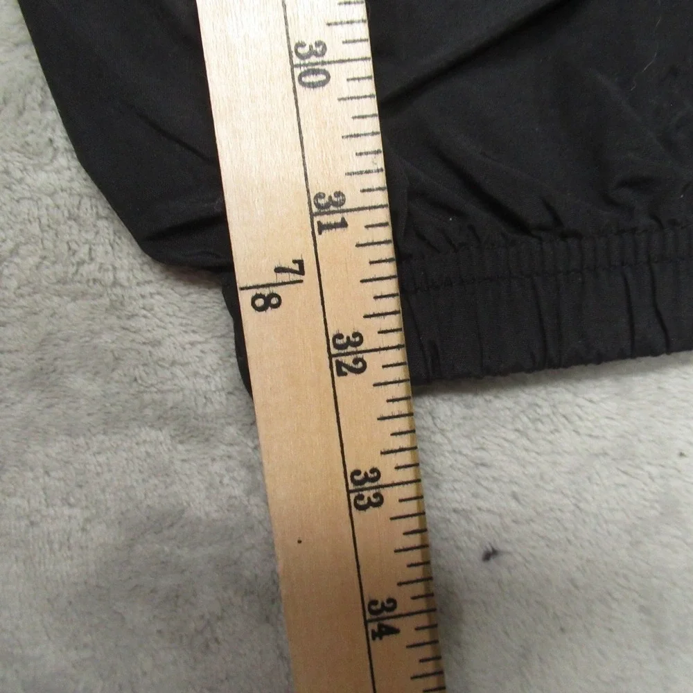 Polo Sports Pants Mens XL Black Elastic Waist Lightweight Streetwear‎ Rain 32x32